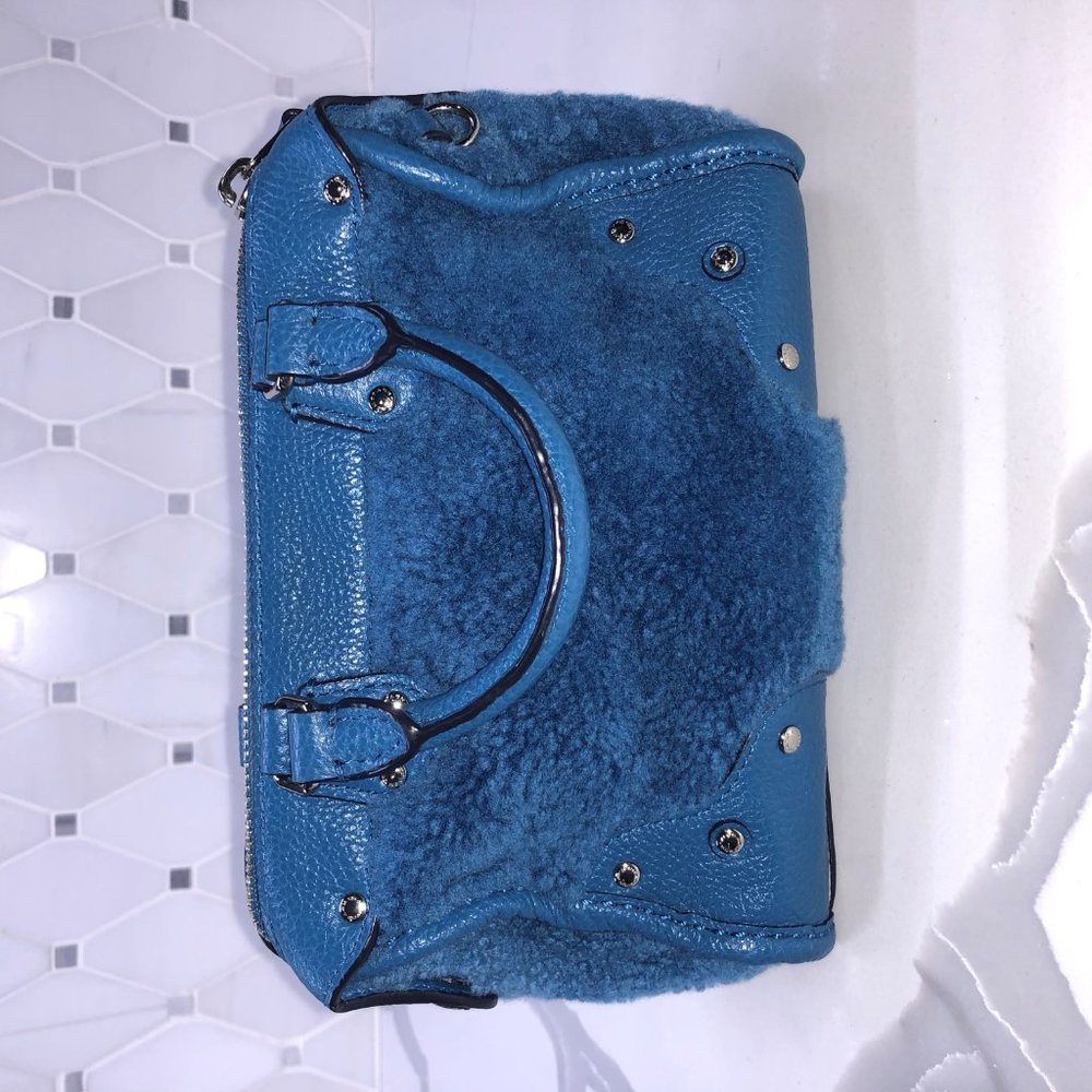 Authentic Coach "SHEARLING RHYDER 18" Mini Bag - Picture 4 of 5